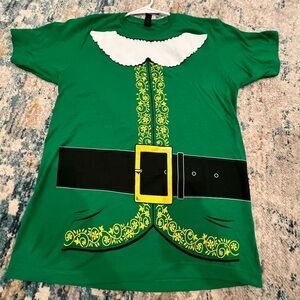 - 🎄🎅Santa’s Elf ugly Christmas green t-shirt - Unisex (Men’s size medium)